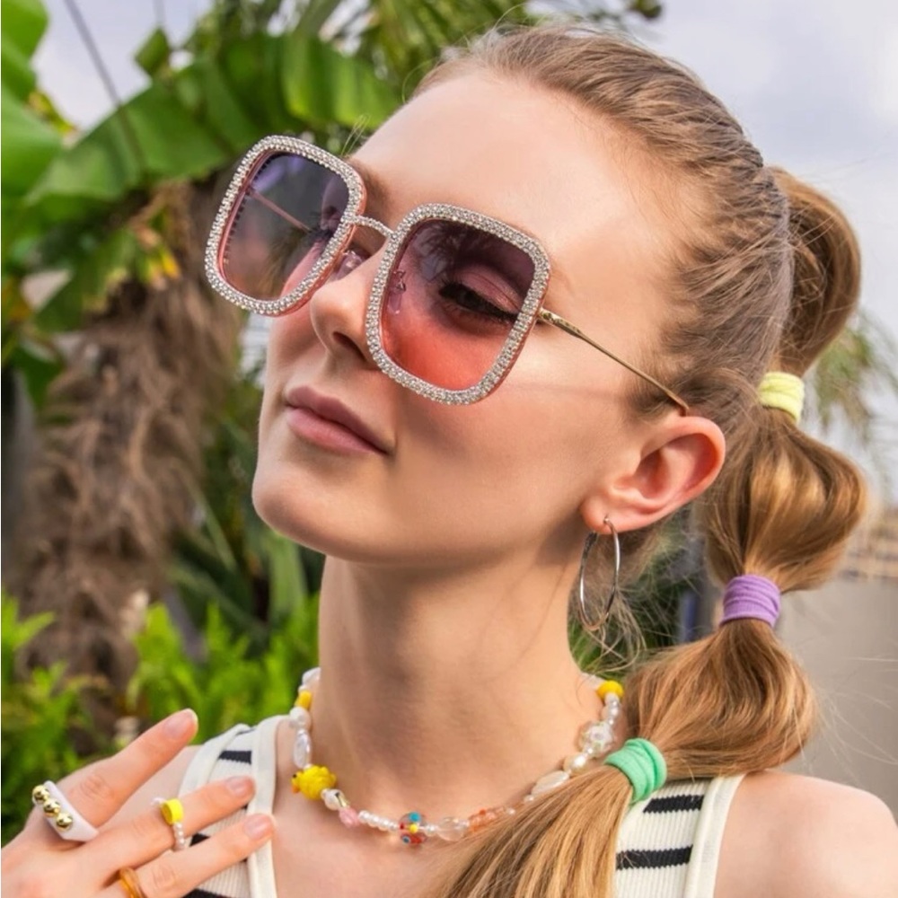Sparkly Rhinestone Sunglasses